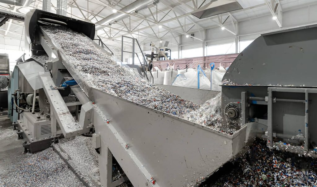 Recycled materials for PVC board production